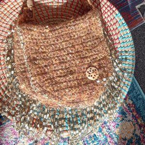 Super cute crochet hand bag